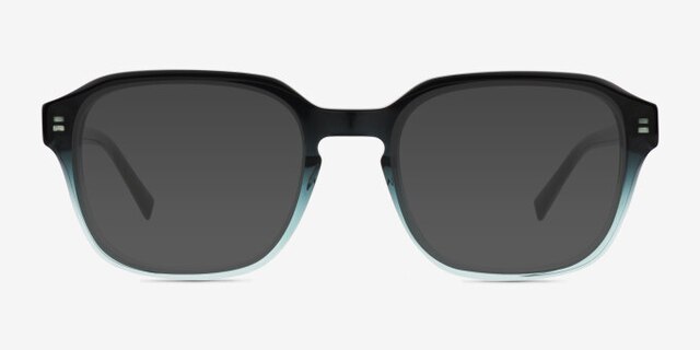 Breaker Black Green AcetateEyeglass Frames from EyeBuyDirect, with Tinted Lenses