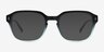 Breaker Black Green AcetateEyeglass Frames from EyeBuyDirect, with Tinted Lenses