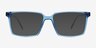 Roll Blue PlasticEyeglass Frames from EyeBuyDirect, with Tinted Lenses