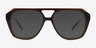 Sea Chocolate AcetateEyeglass Frames from EyeBuyDirect, with Tinted Lenses