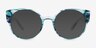 Tsunami Floral AcetateEyeglass Frames from EyeBuyDirect, with Tinted Lenses