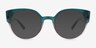 Tsunami Green Pink AcetateEyeglass Frames from EyeBuyDirect, with Tinted Lenses