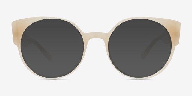 Tsunami White AcetateEyeglass Frames from EyeBuyDirect, with Tinted Lenses