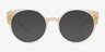 Tsunami White AcetateEyeglass Frames from EyeBuyDirect, with Tinted Lenses