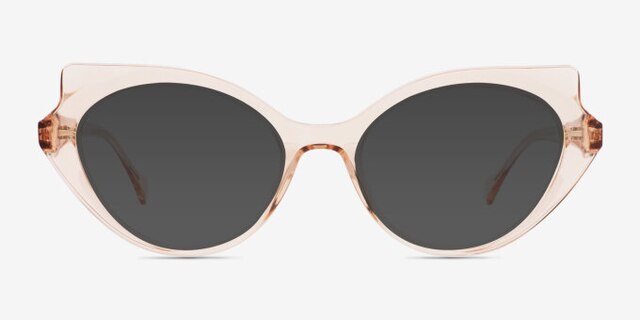 Painted Lady Coral AcetateEyeglass Frames from EyeBuyDirect, with Tinted Lenses