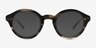 Miles Striped Brown AcetateEyeglass Frames from EyeBuyDirect, with Tinted Lenses