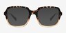 Coonrod Brown Floral Eco-friendlyEyeglass Frames from EyeBuyDirect, with Tinted Lenses