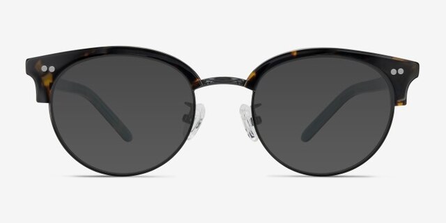 Annabel Tortoise Acetate-metalEyeglass Frames from EyeBuyDirect, with Tinted Lenses