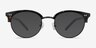 Annabel Tortoise Acetate-metalEyeglass Frames from EyeBuyDirect, with Tinted Lenses