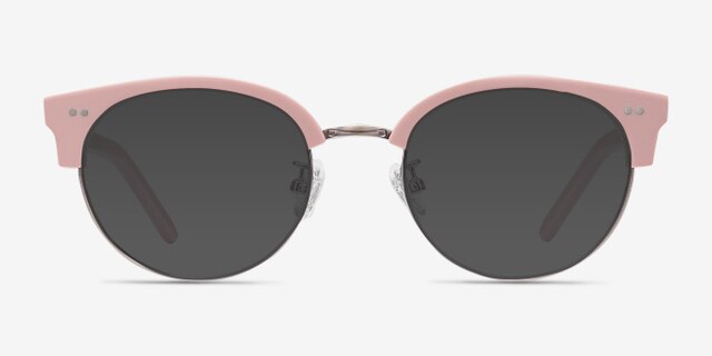 Annabel Pink Acetate-metalEyeglass Frames from EyeBuyDirect, with Tinted Lenses