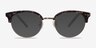 Annabel Gunmetal & Tortoise Acetate-metalEyeglass Frames from EyeBuyDirect, with Tinted Lenses