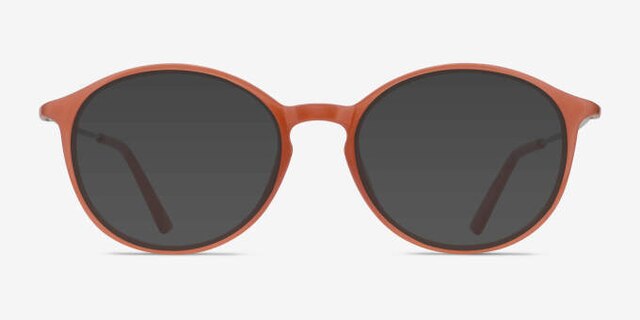 Doc Pink PlasticEyeglass Frames from EyeBuyDirect, with Tinted Lenses
