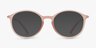Doc Light Pink PlasticEyeglass Frames from EyeBuyDirect, with Tinted Lenses