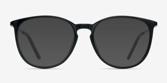 Naomi Noir Plastic-metalMontures de lunettes de vue d'EyeBuyDirect, Avec des Verres Teintés