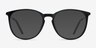Naomi Noir Plastic-metalMontures de lunettes de vue d'EyeBuyDirect, Avec des Verres Teintés