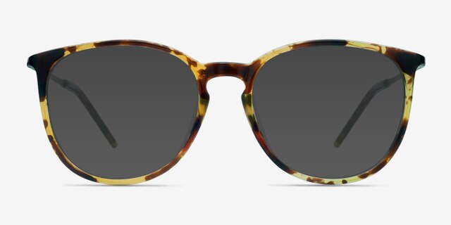Naomi Écailles Plastic-metalMontures de lunettes de vue d'EyeBuyDirect, Avec des Verres Teintés
