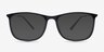 Hurricane Black PlasticEyeglass Frames from EyeBuyDirect, with Tinted Lenses
