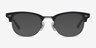 Sweet Janet Navy Silver AcetateEyeglass Frames from EyeBuyDirect, with Tinted Lenses