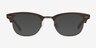 Sweet Jane Brown Wood-textureEyeglass Frames from EyeBuyDirect, with Tinted Lenses