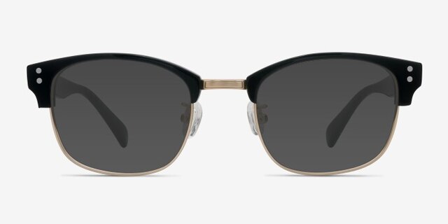 Look Up Black AcetateEyeglass Frames from EyeBuyDirect, with Tinted Lenses