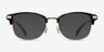 Kinjin Tortoise AcetateEyeglass Frames from EyeBuyDirect, with Tinted Lenses