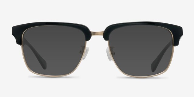 Arcade Black AcetateEyeglass Frames from EyeBuyDirect, with Tinted Lenses