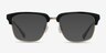 Arcade Black AcetateEyeglass Frames from EyeBuyDirect, with Tinted Lenses