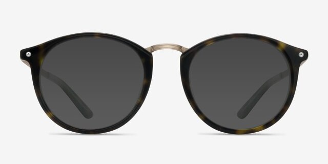 La Femme Tortoise Green AcétateMontures de lunettes de vue d'EyeBuyDirect, Avec des Verres Teintés
