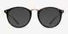 La Femme Tortoise Green AcétateMontures de lunettes de vue d'EyeBuyDirect, Avec des Verres Teintés