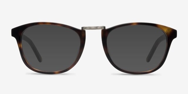 Tomorrow Tortoise AcetateEyeglass Frames from EyeBuyDirect, with Tinted Lenses