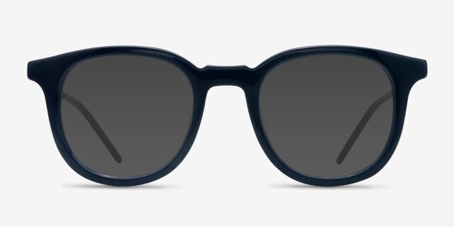 Vendome Navy AcetateEyeglass Frames from EyeBuyDirect, with Tinted Lenses