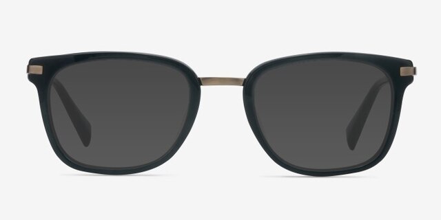 Audacity Black AcetateEyeglass Frames from EyeBuyDirect, with Tinted Lenses