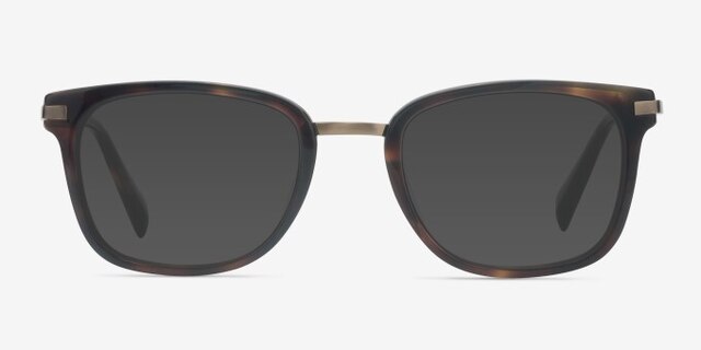 Audacity Dark Tortoise AcetateEyeglass Frames from EyeBuyDirect, with Tinted Lenses