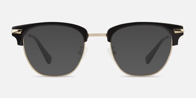 Identity Black Acetate-metalEyeglass Frames from EyeBuyDirect, with Tinted Lenses