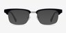 Levy Black AcetateEyeglass Frames from EyeBuyDirect, with Tinted Lenses