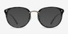 Sakura Gray Floral AcétateMontures de lunettes de vue d'EyeBuyDirect, Avec des Verres Teintés