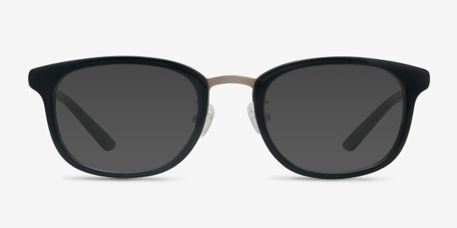 First Light Black AcetateEyeglass Frames from EyeBuyDirect, with Tinted Lenses