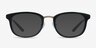 First Light Black AcetateEyeglass Frames from EyeBuyDirect, with Tinted Lenses