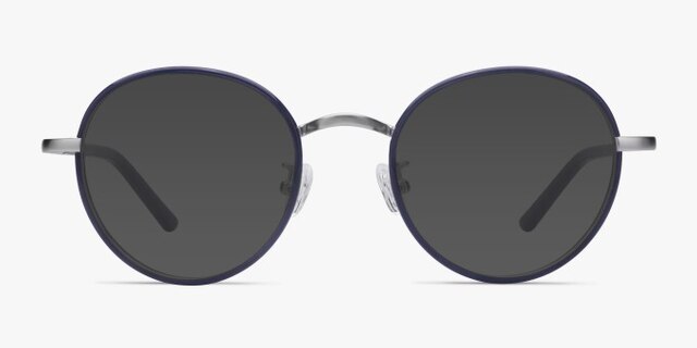 Anywhere Bleu marine AcétateMontures de lunettes de vue d'EyeBuyDirect, Avec des Verres Teintés