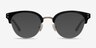 Eloise Black AcetateEyeglass Frames from EyeBuyDirect, with Tinted Lenses