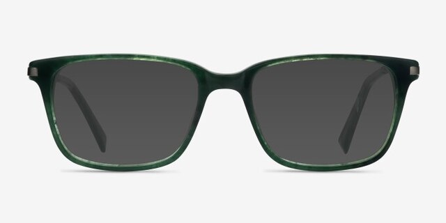 Motion Green AcetateEyeglass Frames from EyeBuyDirect, with Tinted Lenses
