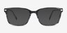 Motion Gray Striped Acetate-metalEyeglass Frames from EyeBuyDirect, with Tinted Lenses