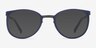 Alpha Navy AcetateEyeglass Frames from EyeBuyDirect, with Tinted Lenses