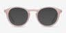 White Moon Pink Acetate-metalEyeglass Frames from EyeBuyDirect, with Tinted Lenses