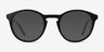 White Moon Black AcetateEyeglass Frames from EyeBuyDirect, with Tinted Lenses