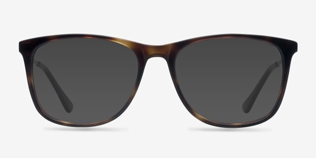 Contrast Tortoise Acetate-metalEyeglass Frames from EyeBuyDirect, with Tinted Lenses