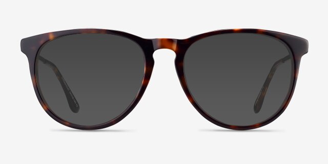 Ultraviolet Tortoise Acetate-metalEyeglass Frames from EyeBuyDirect, with Tinted Lenses