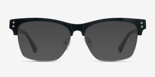 Benoit Black AcetateEyeglass Frames from EyeBuyDirect, with Tinted Lenses