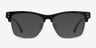 Benoit Black AcetateEyeglass Frames from EyeBuyDirect, with Tinted Lenses