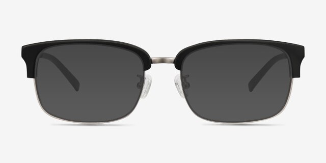 Wizard Black Acetate-metalEyeglass Frames from EyeBuyDirect, with Tinted Lenses